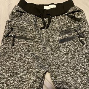 black comfy sweatpants